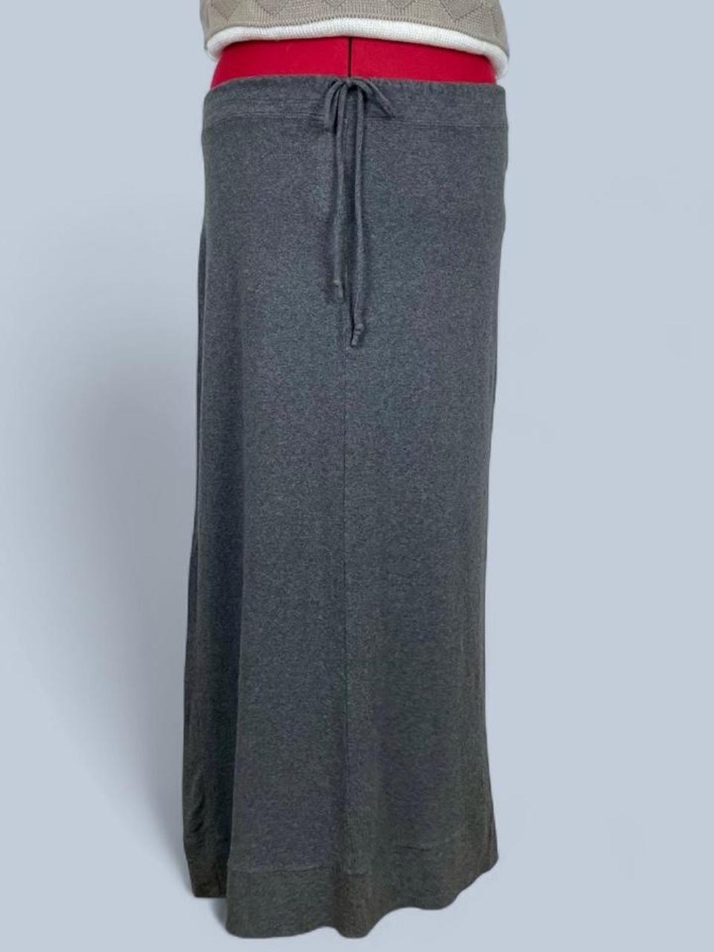 Vintage 90s Gray Maxi Skirt